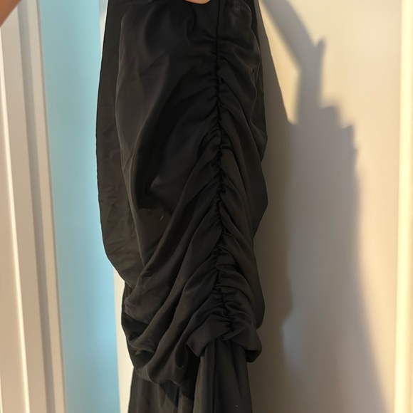 NWT Reimagined by J Crew black ruched one shoulder one piece swim dress - Picture 15 of 15